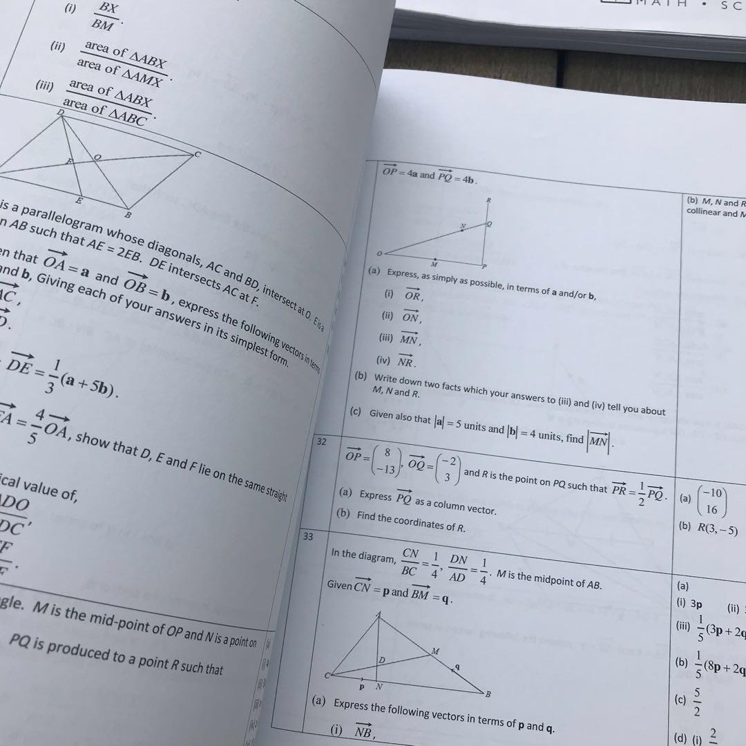 RMSS sec 4 emath, Hobbies \u0026 Toys, Books \u0026 Magazines, Assessment Books on Carousell