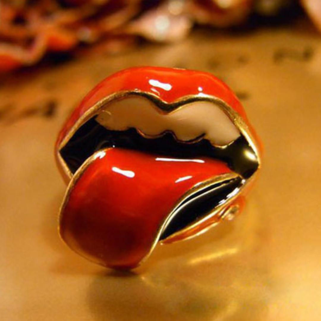 Rolling stones tongue hotsell ring