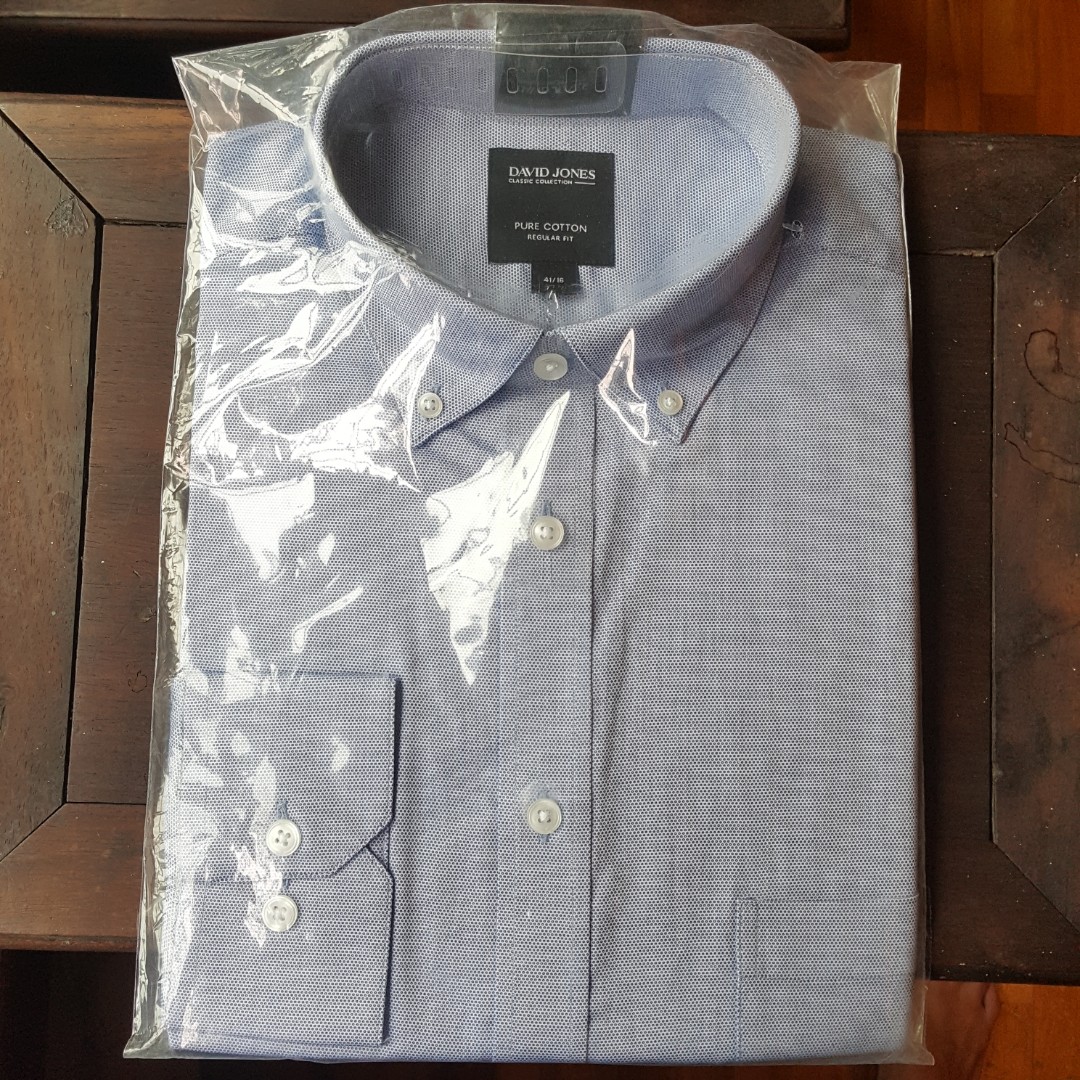 Size 41 16 Brand New Pure Cotton Men S Ls Shirt Men S Fashion