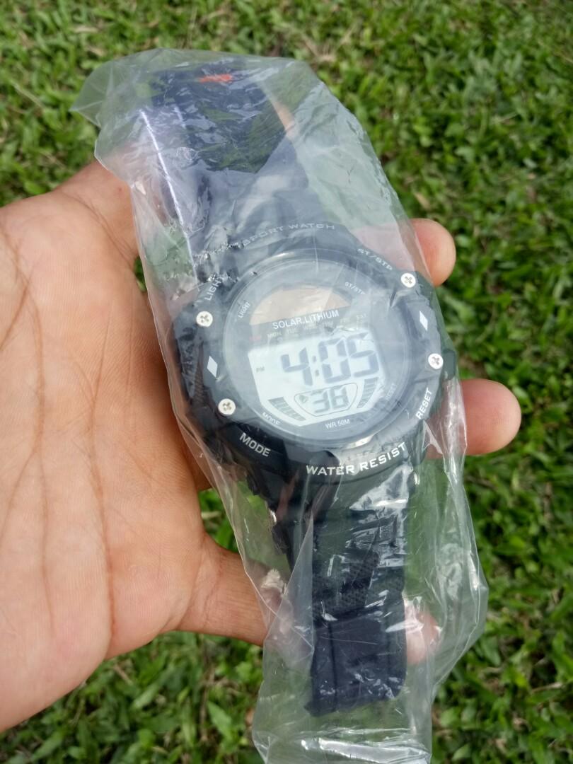Amazon.com: MASTOP Multi Function Solar Power Watch LED Sport Watches  Digital Waterproof Chronograph Wrist Watch (Blue) : Clothing, Shoes &  Jewelry