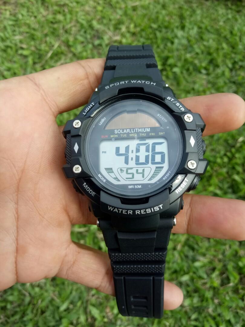 Skmei solar hot sale lithium