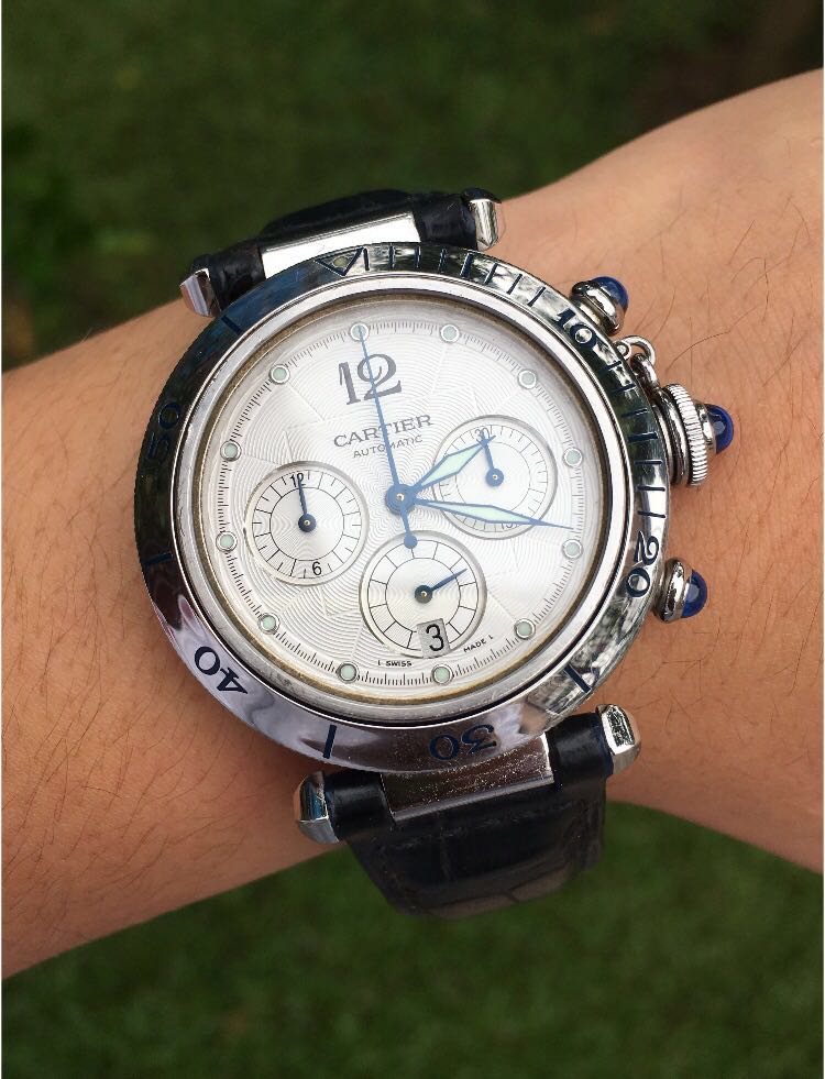 Cartier pasha clearance seatimer chronograph