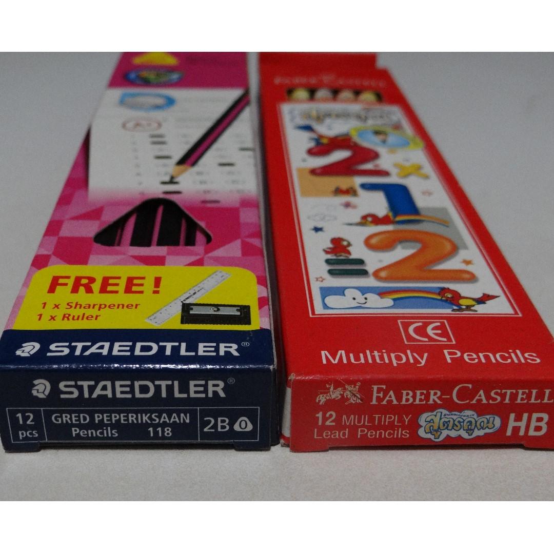 Staedtler Faber Castell Pencils Books Stationery Stationery