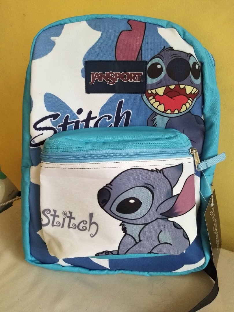 stich large jansport authentic backpack with free inner laptop