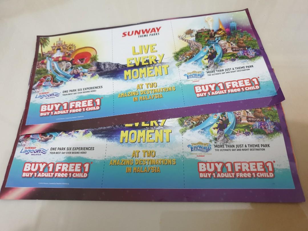 Sunway Lagoon Tickets, Tickets & Vouchers, Local Attractions and