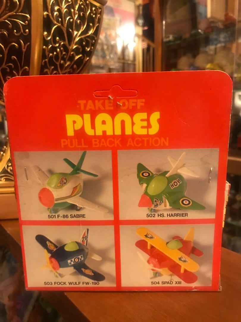 Take Off Planes (Category: Vintage Collectibles) located in Kuala Pilah. Submitted by fida7970 (Listing ID 198524521, Image 2). Description: 70's toy for sale.item New old stock.Harga siap pos..tq.