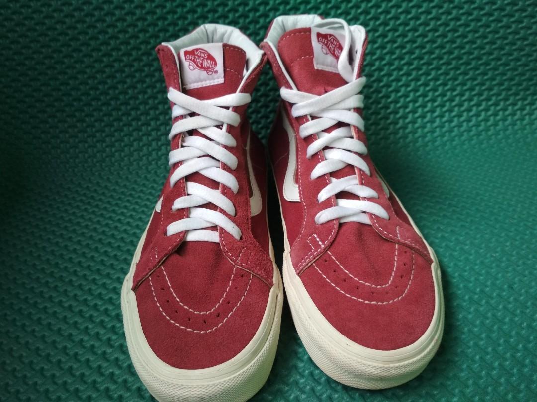 vans sk8 hi red