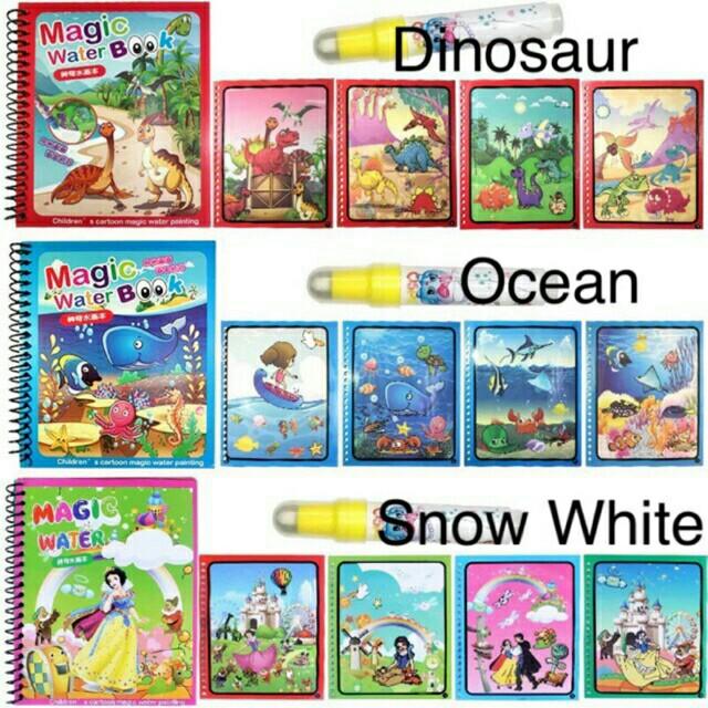 Water Magic Coloring Book