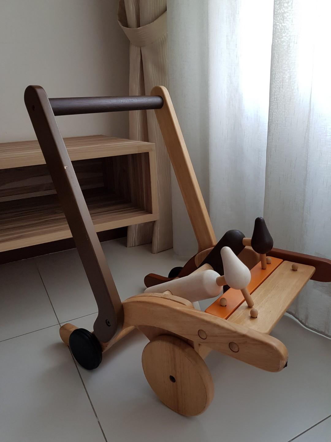 plan toys wooden walker