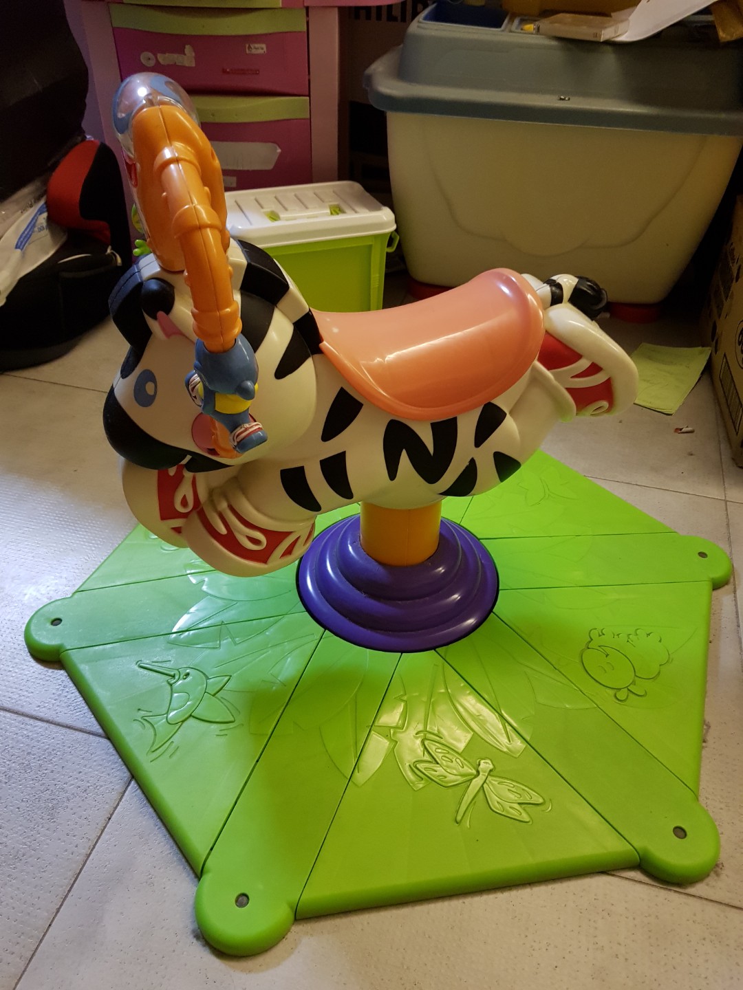 Fisher price bounce and spin zebra discontinued sale