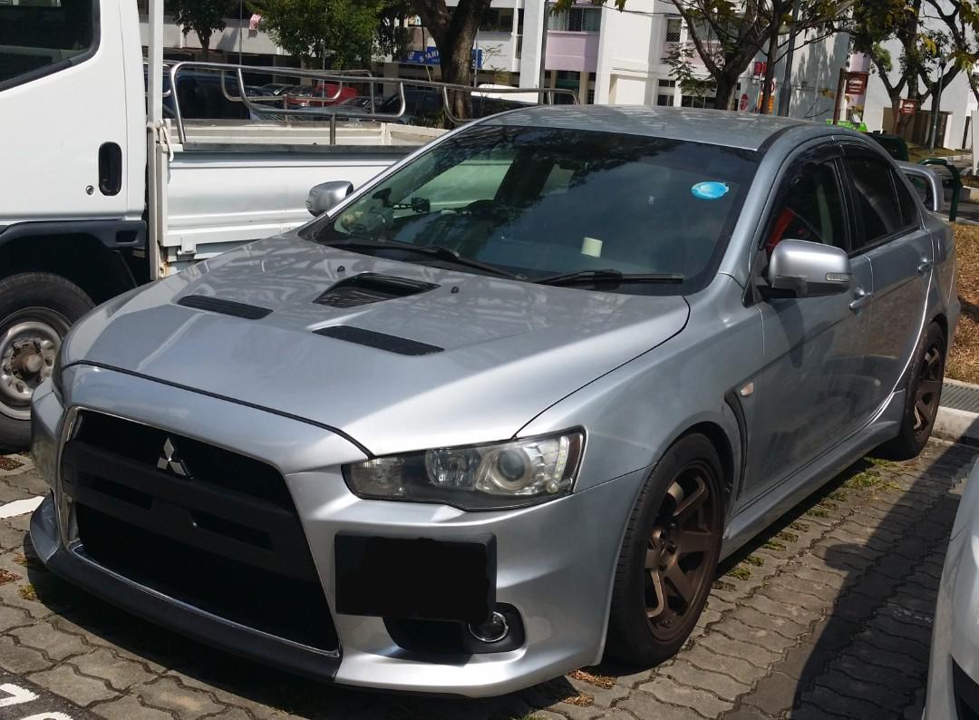 Wts Mitsubishi Lancer Evo 10 Original Bonnet Car Accessories Accessories On Carousell