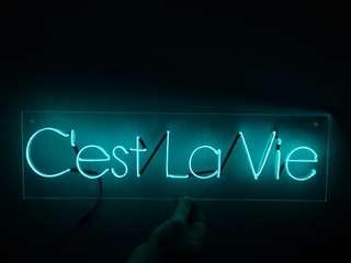 Customised neon el light sign