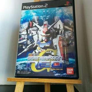 SD Gundam G Generation Neo Original Japan JP Playstation 2 PS2 Game