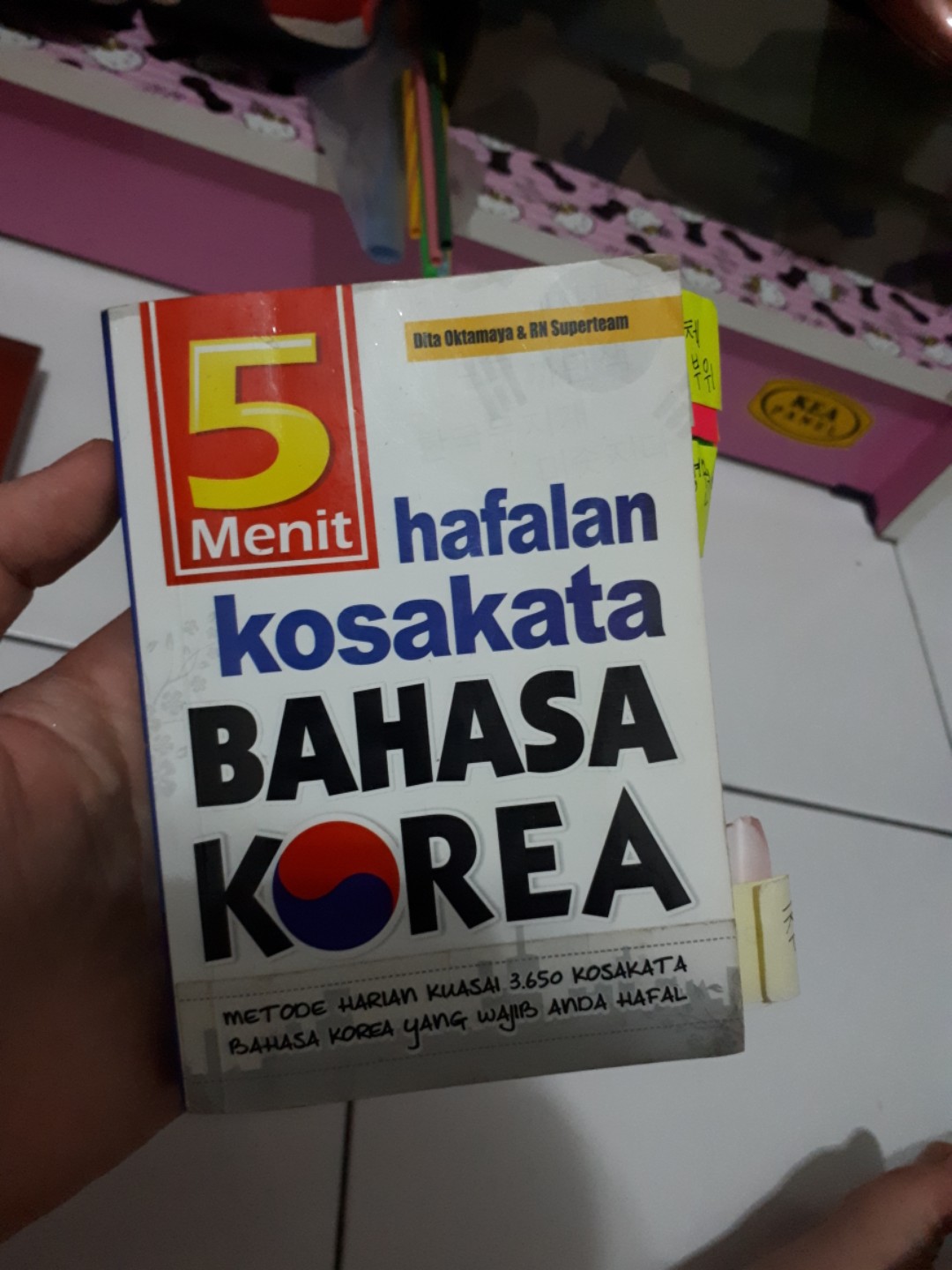 5 Menit Hafalan Kosakata Bahasa Korea Buku Alat Tulis Buku Pelajaran Di Carousell