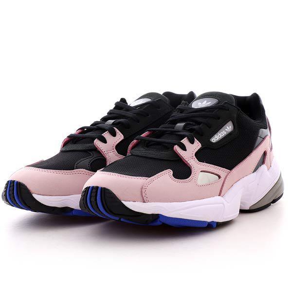 adidas falcon women's black and pink