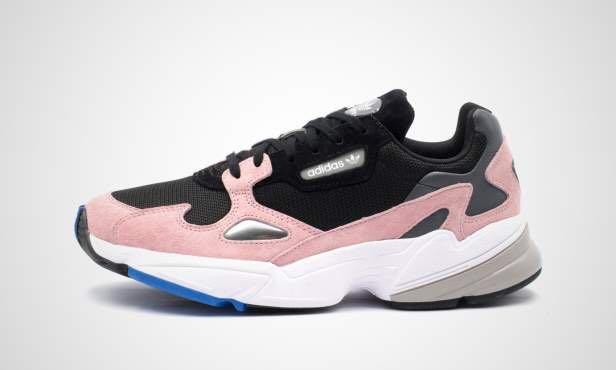 Adidas Falcon Black Pink Women s Fashion Footwear Sneakers on Carousell