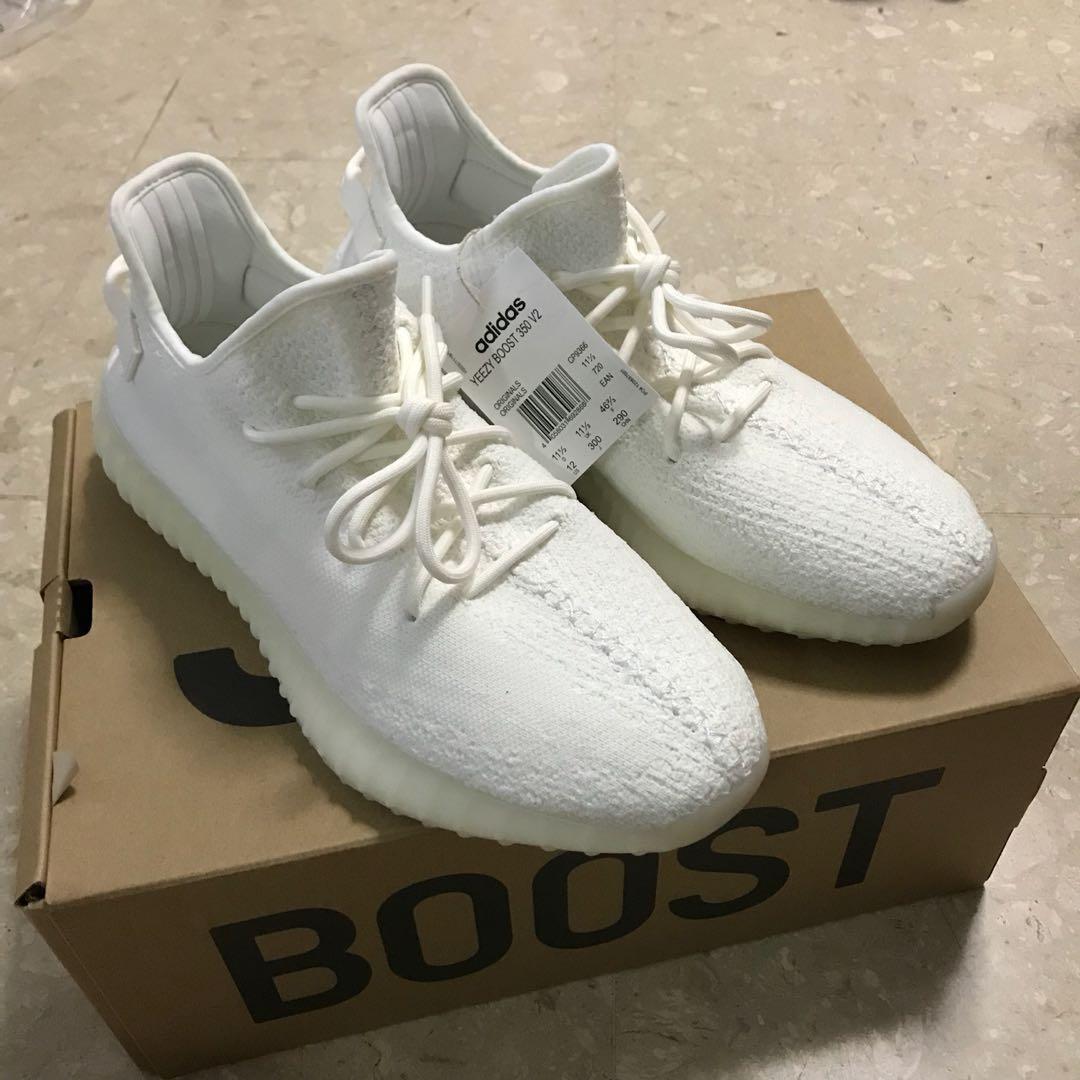 Adidas Yeezy Boost 350 V2 Cream White - US 12, Men's Fashion, Footwear,  Sneakers on Carousell