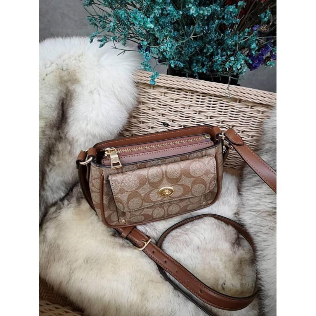 Coach sadie crossbody in signature canvas shop