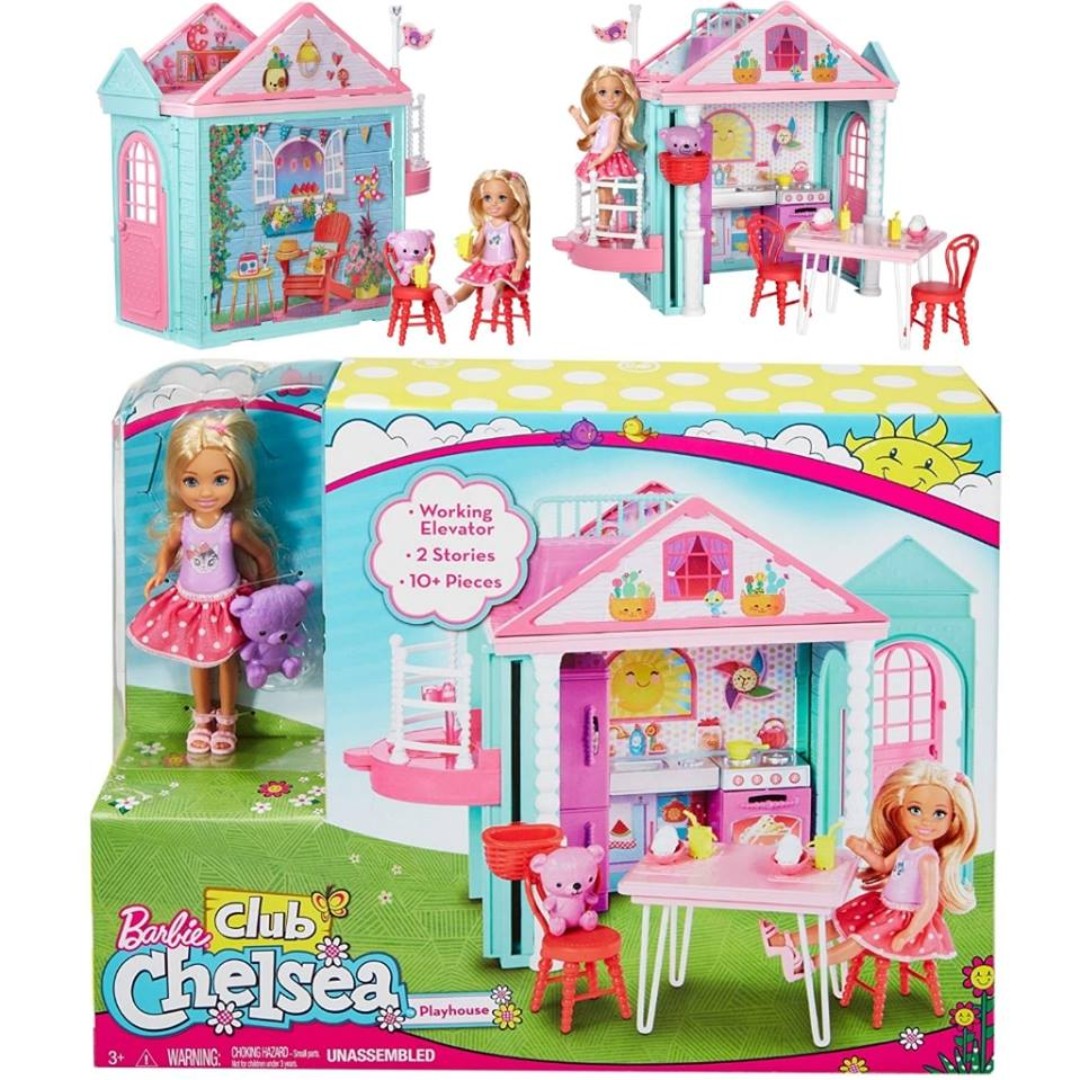 Barbie club chelsea playhouse playset best sale