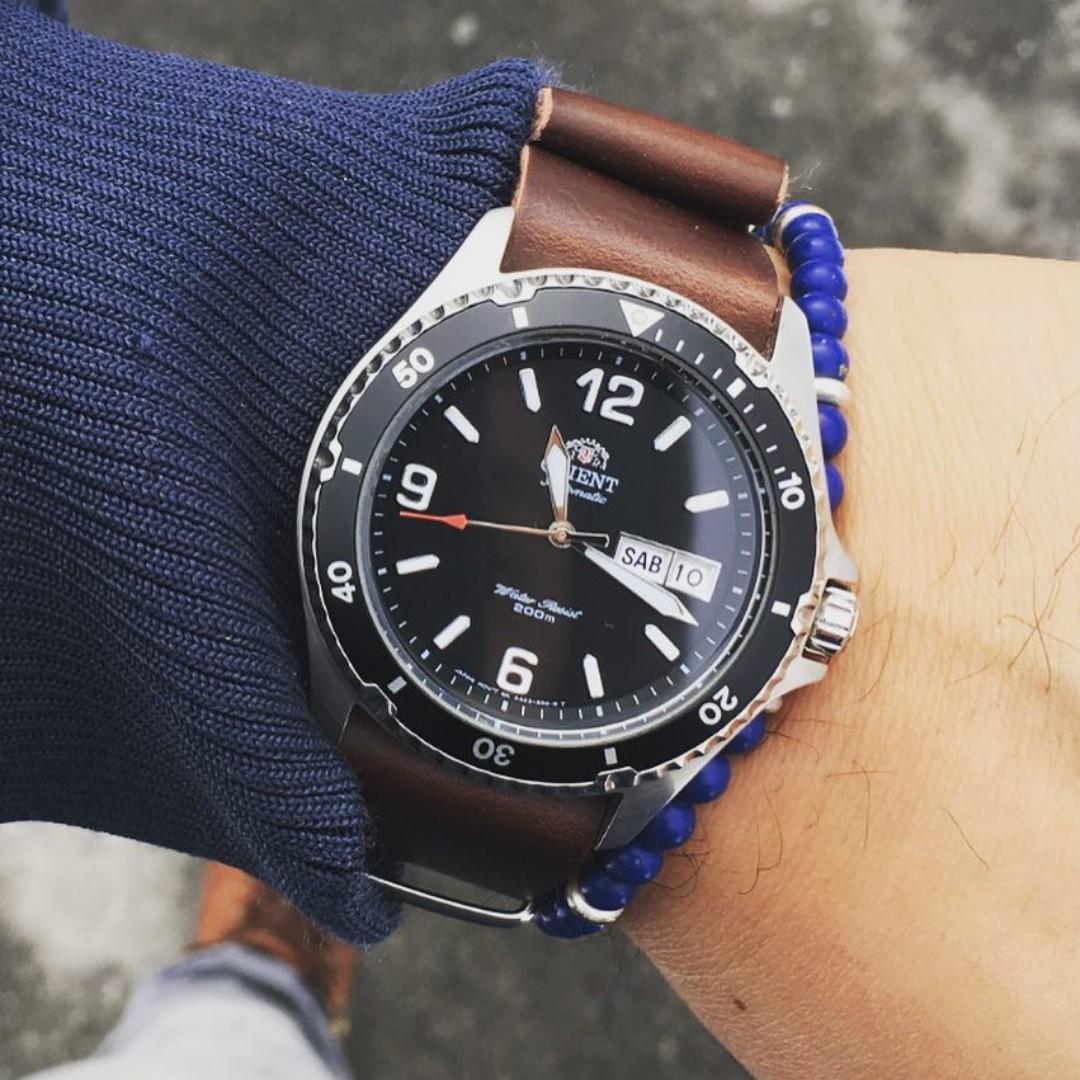Bnib Orient Diver Mako Ii Black Automatic 200m Faa02001b9 Mens Watch Men S Fashion Watches On Carousell