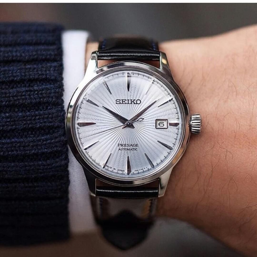 [BNIB] Seiko Presage Cocktail Automatic Made in Japan Ice Blue 