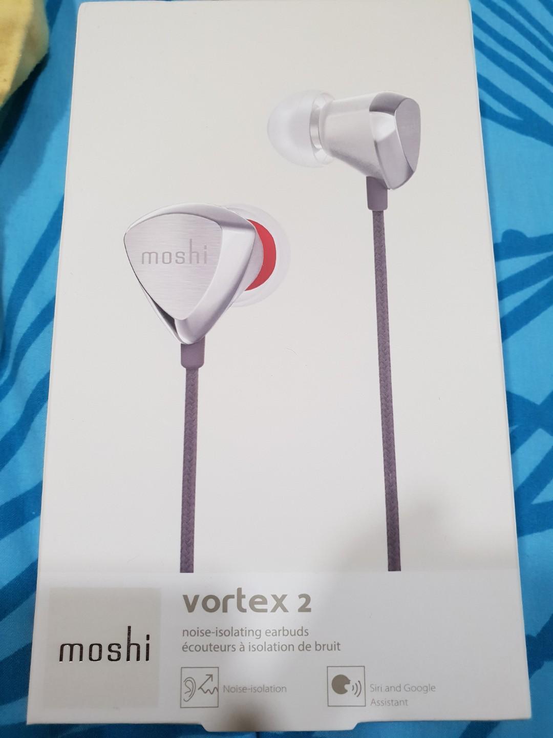 BNIP Moshi Vortex In-Ear Headphones, Audio, Headphones