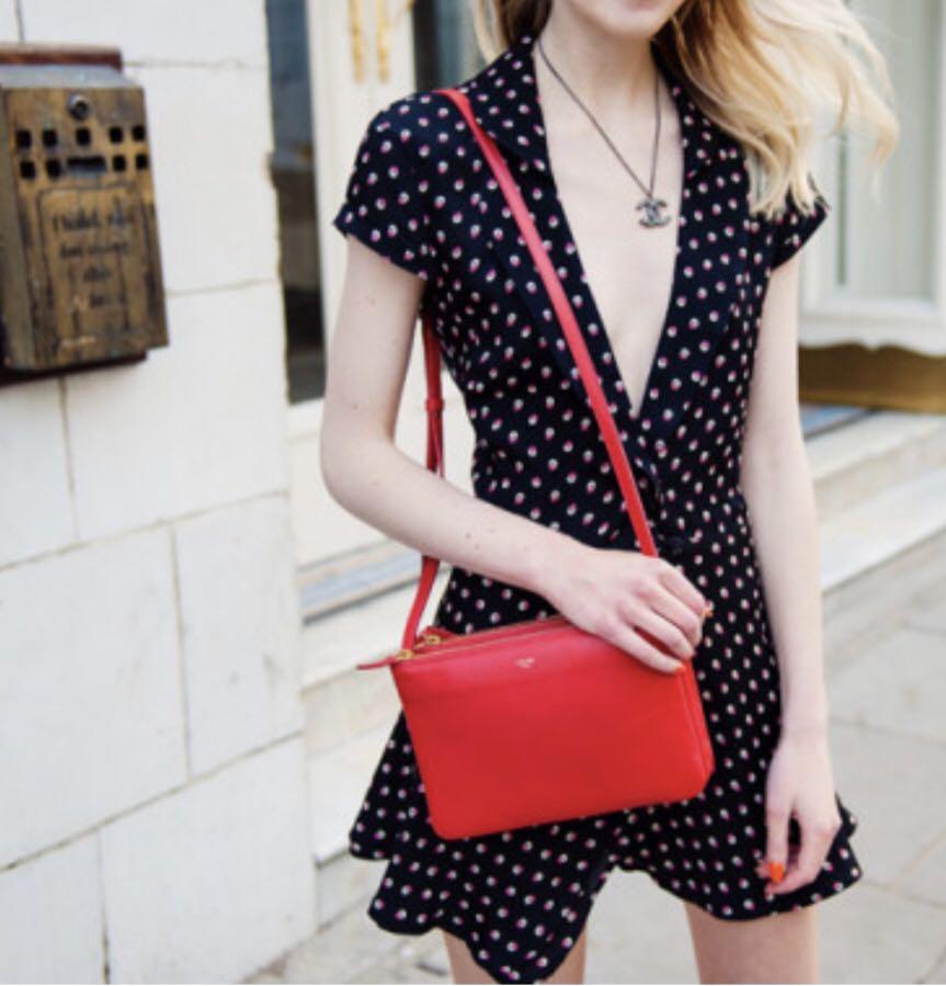 Celine trio red store
