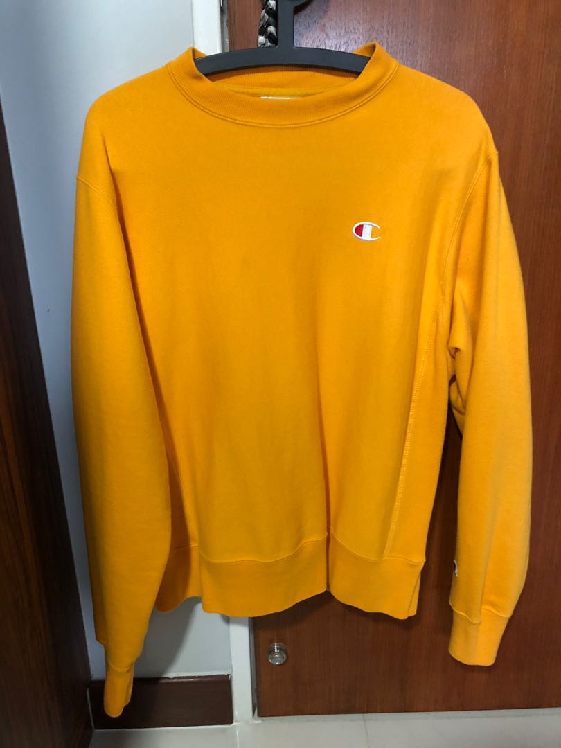 Champion sweater gold 2018 clearance
