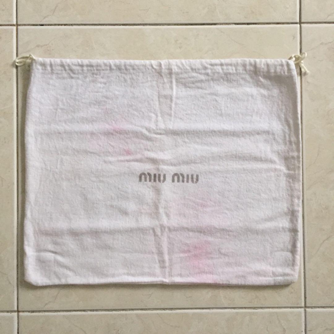 Dust bag discount miu miu