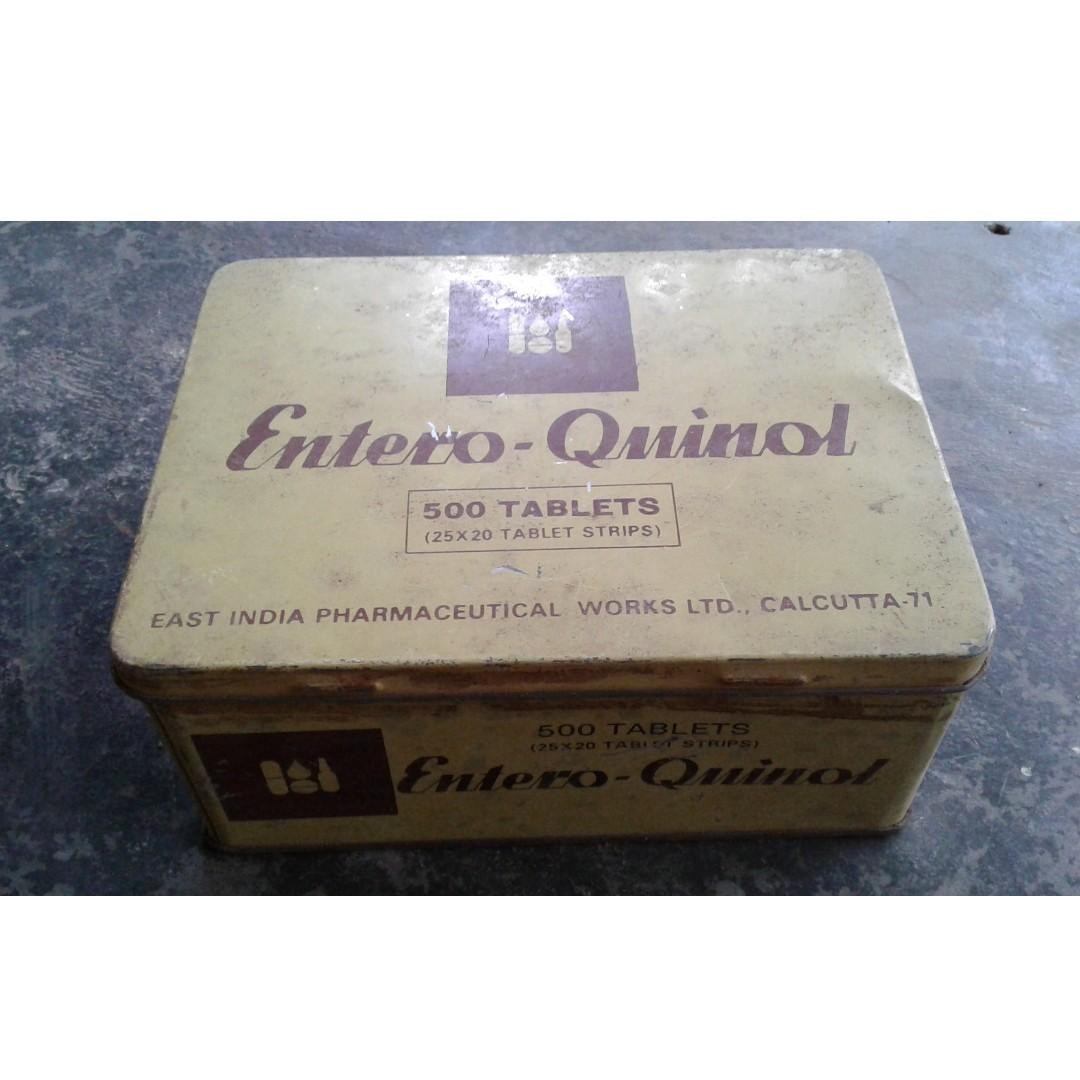 Entero Quinol Tablets Vintage Advertising Tin Box Vintage Collectibles Vintage Collectibles On Carousell A single tablet of quinine (300 mg) at bed time may benefit some, but not all cases, and risks may not justify use. carousell