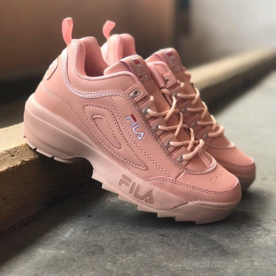 fila shoes in pink
