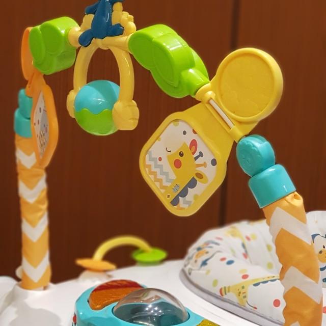colourful carnival spacesaver jumperoo
