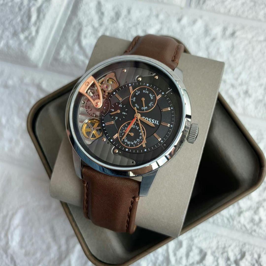 Fossil Original ME1163 TOWNSMAN TWIST MULTIFUNCTION DARK BROWN