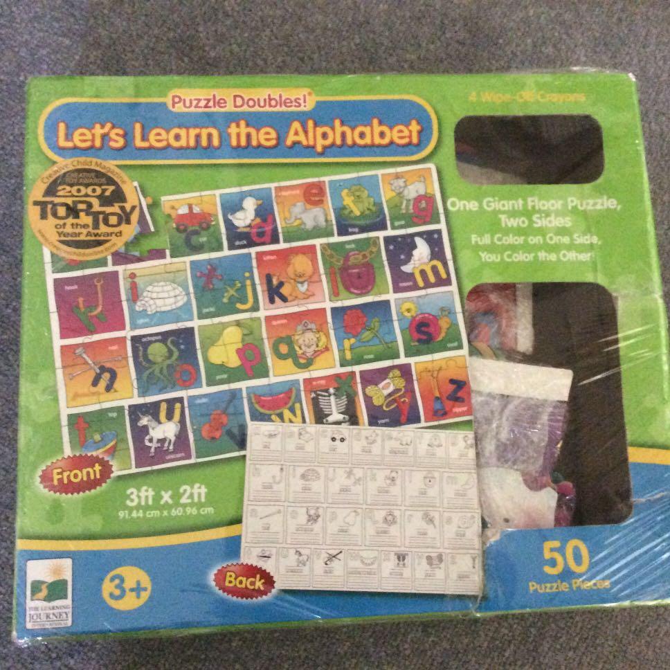 Giant Alphabet Floor Puzzle, Babies & Kids, Infant Playtime on Carousell