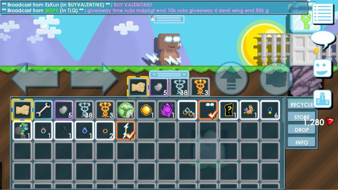 Growtopia Account Video Gaming Gaming Accessories Game Gift Cards Accounts On Carousell