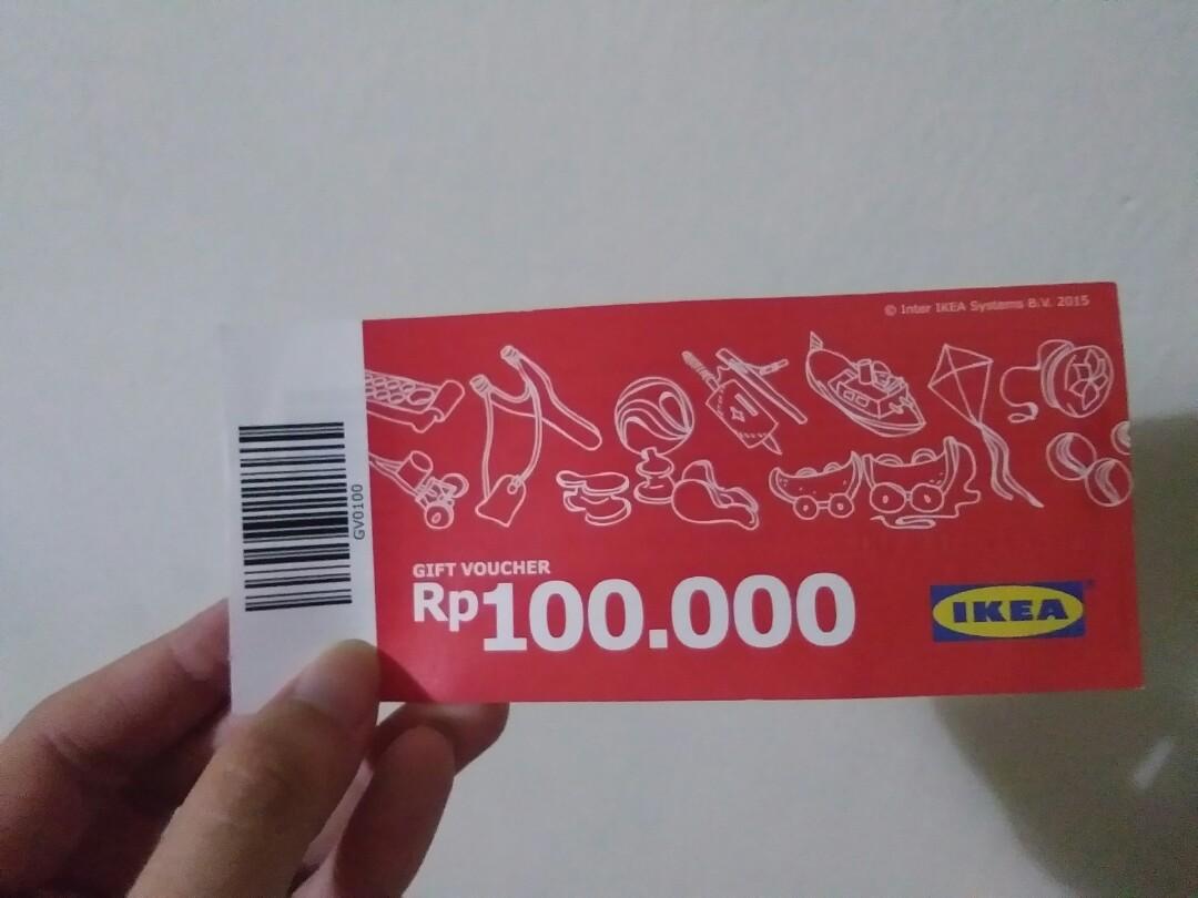 Ikea Voucher Tiket Voucher Kartu Hadiah Voucher Di Carousell