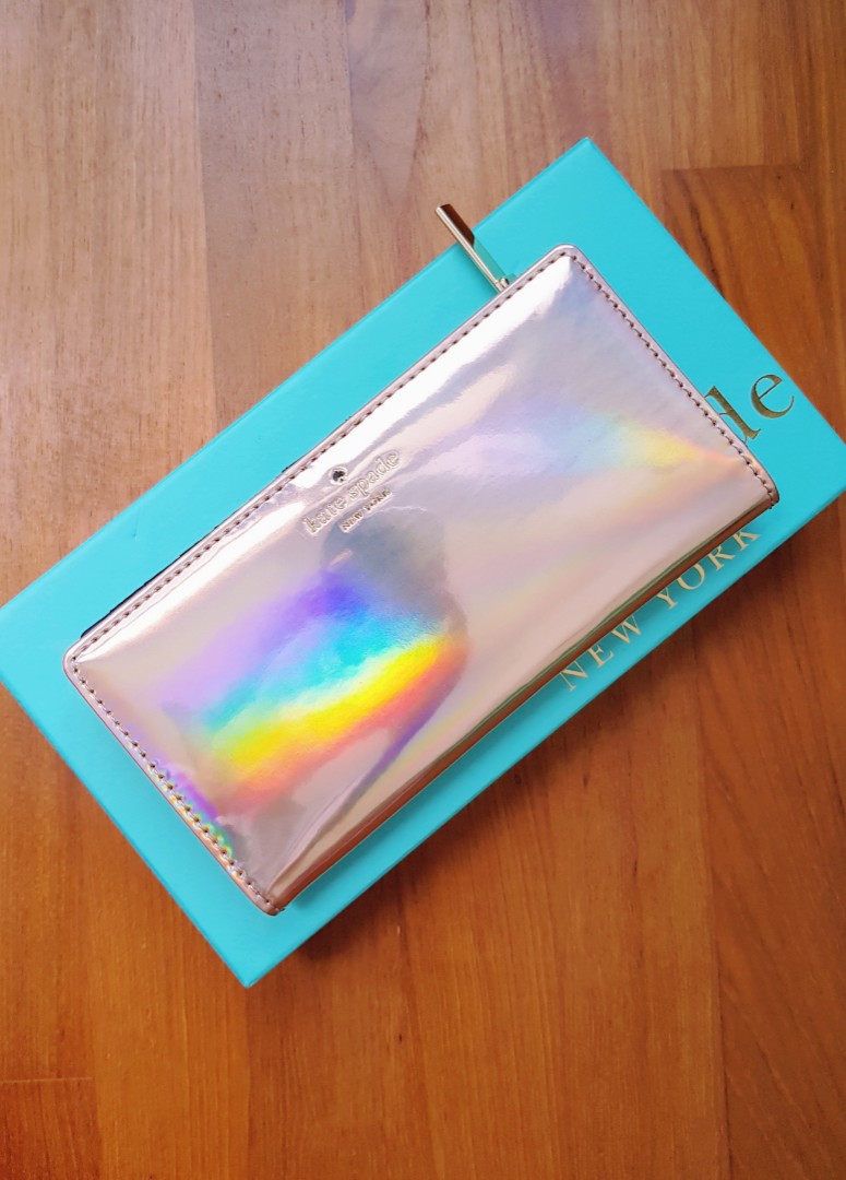 Kate spade iridescent wristlet sales
