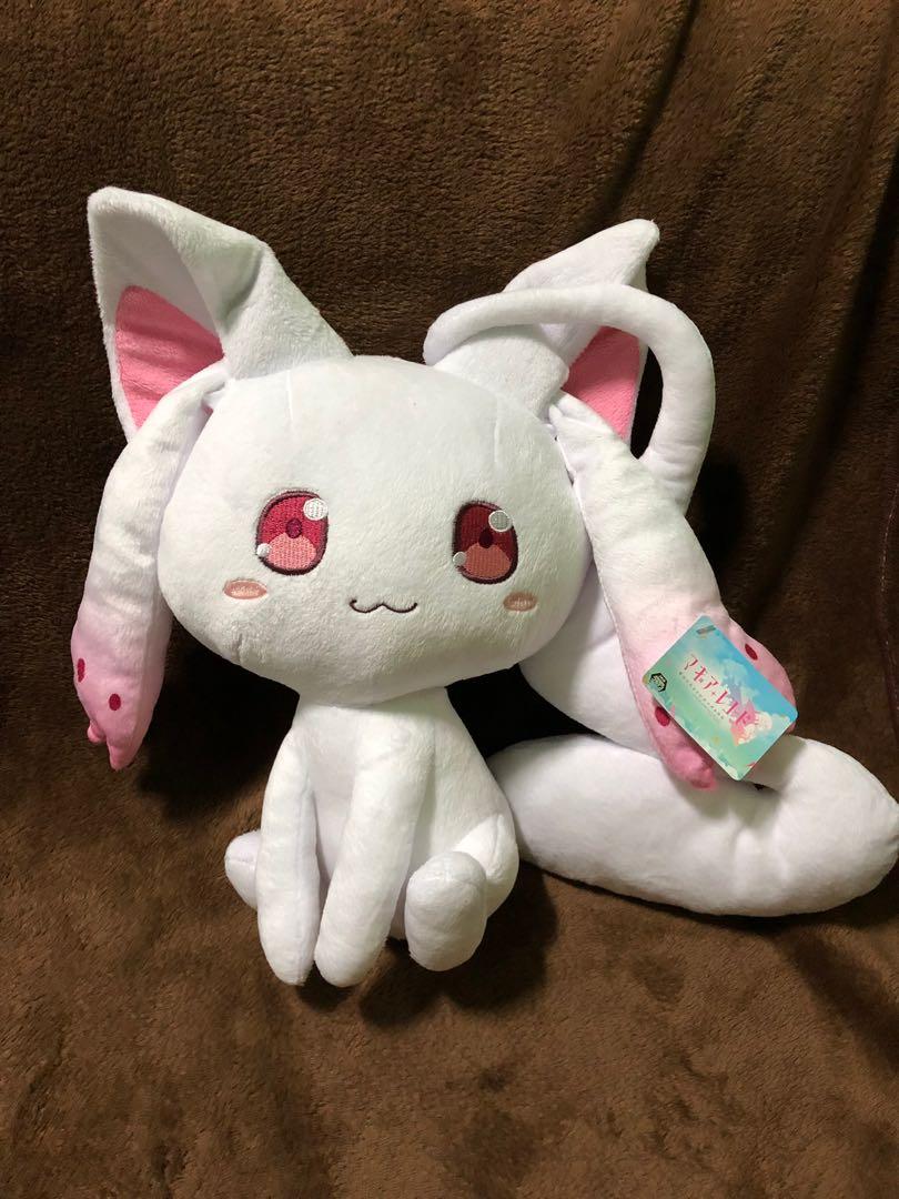 Kyubey Plushie From Madoka Magica Toys Games Stuffed Toys On Carousell She asked for a laying, floppy kyubey from the anime puella magi madoka magica. kyubey plushie from madoka magica toys