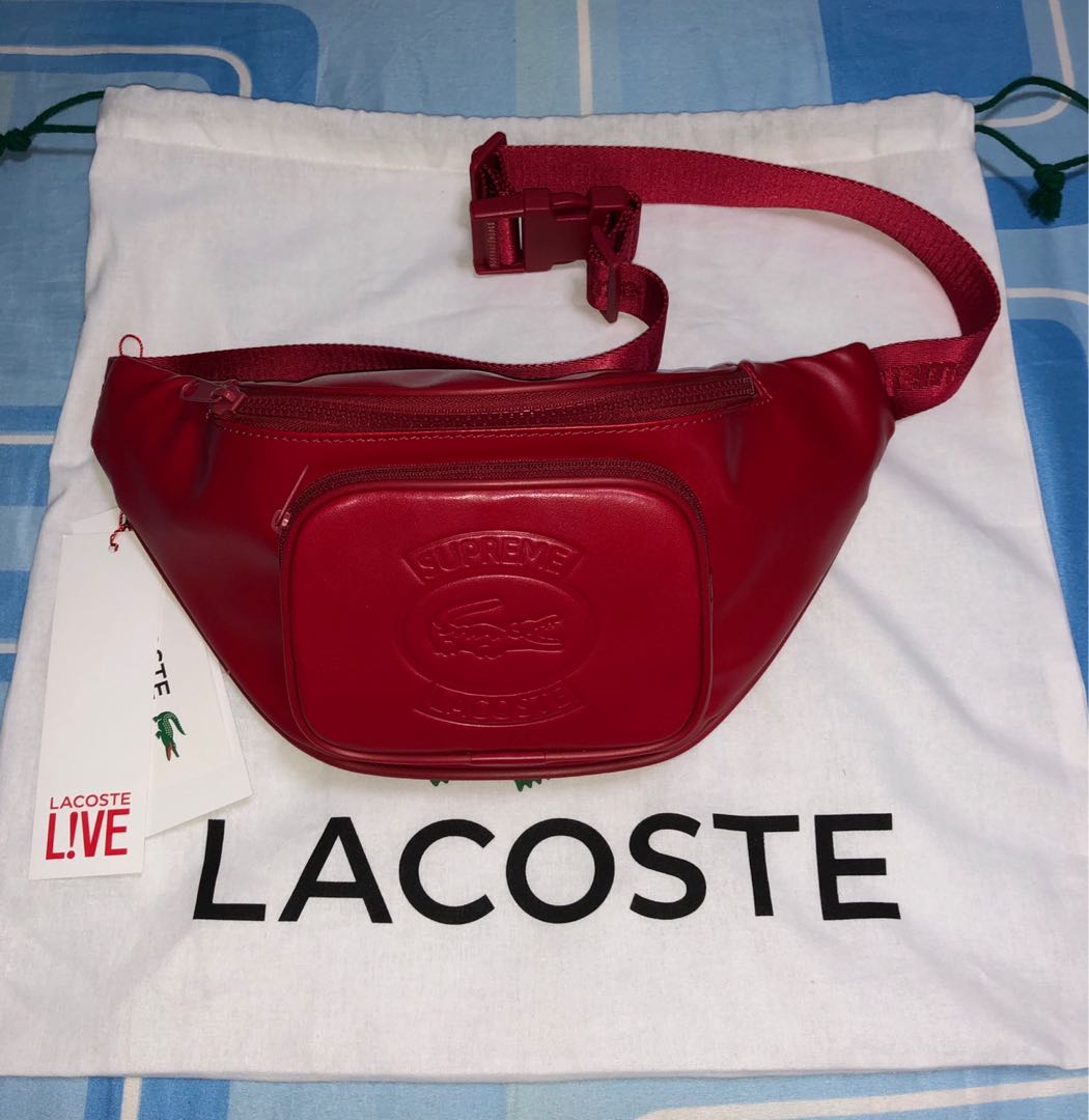 lacoste supreme fanny pack