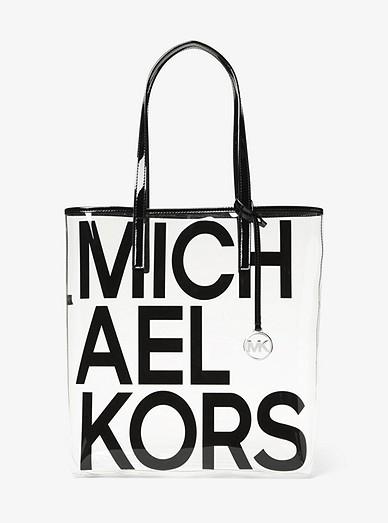 MICHAEL Michael Kors Eva Large Two-Tone Graphic Logo Tote Bag