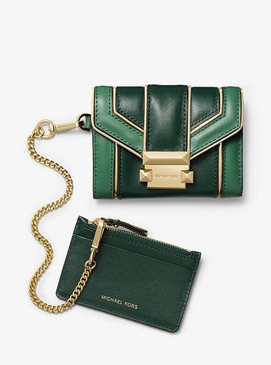 Michael Kors Whitney Small Quilted Two Tone Leather Chain Wallet Luxury Bags Wallets on Carousell