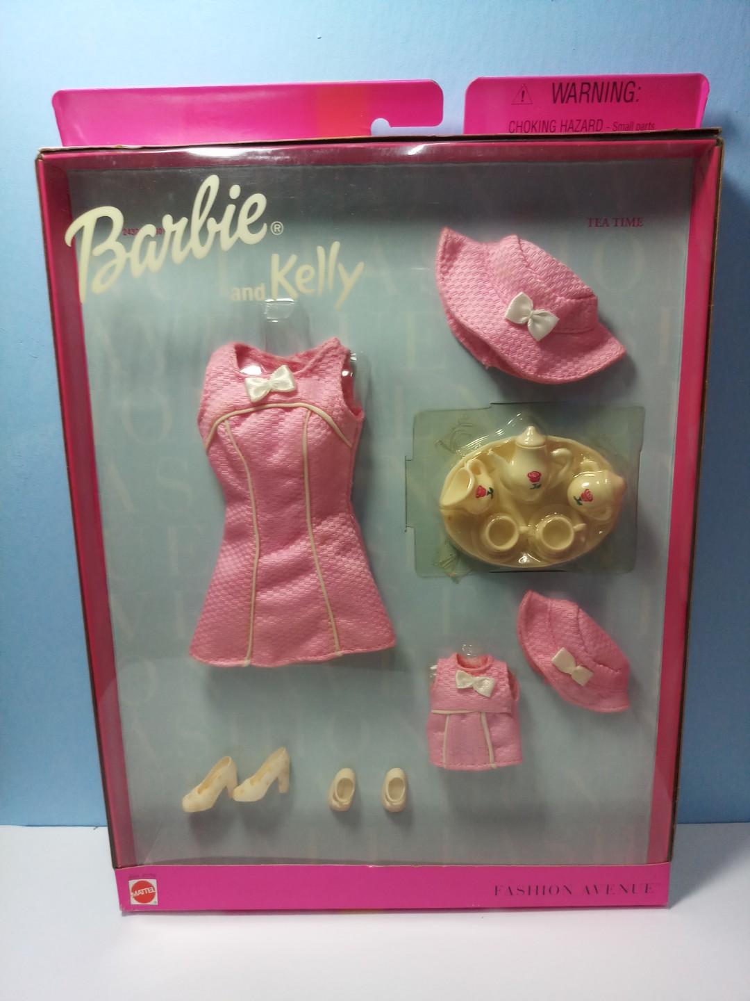 Nos Barbie And Kelly Cloth Set Tea Time Vintage Toys Games Other Toys On Carousell
