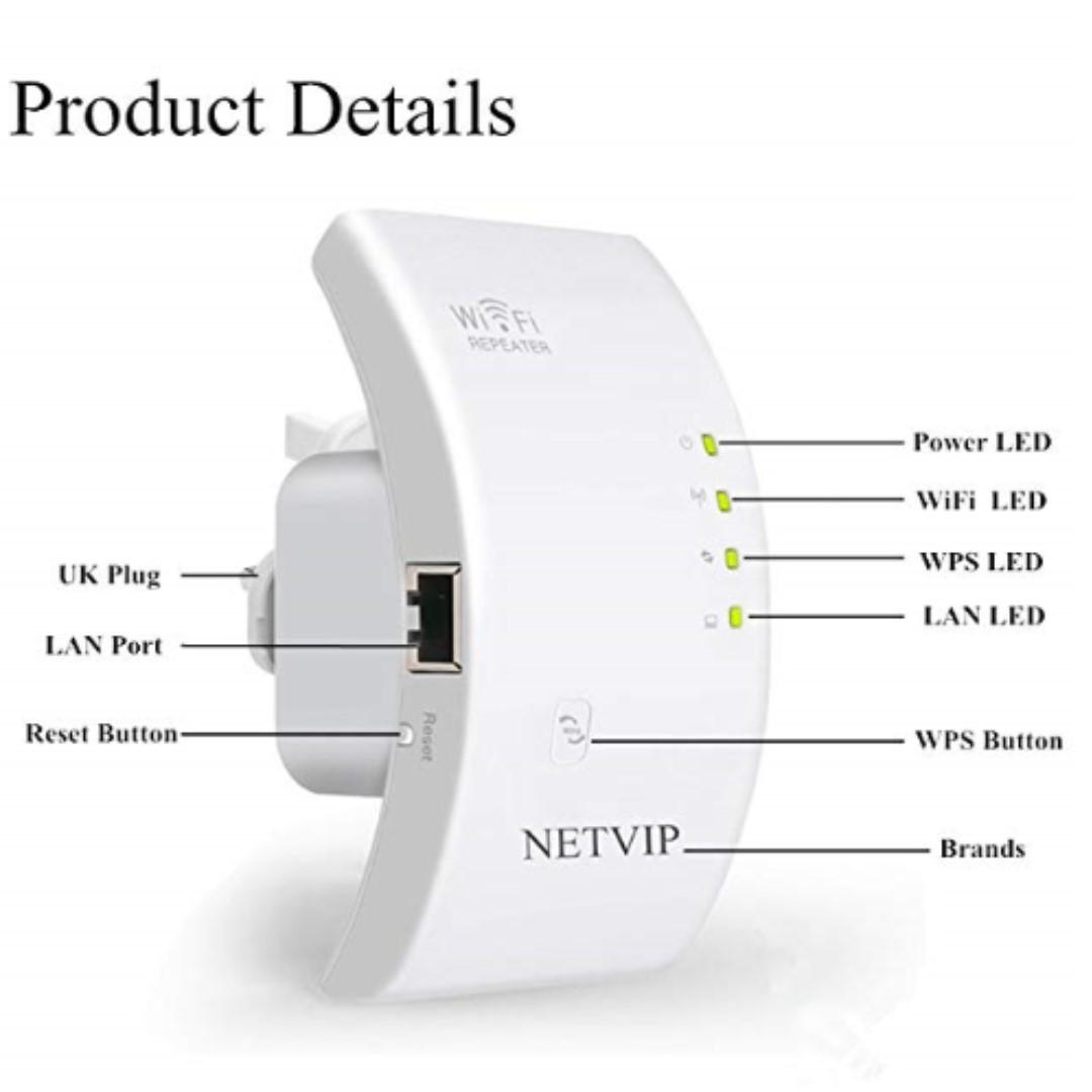 Netvip wifi range extender Clearance