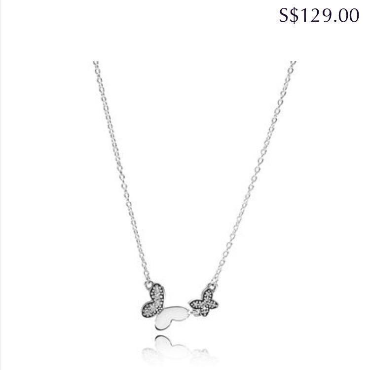 Pandora Butterfly Necklace, Women's 