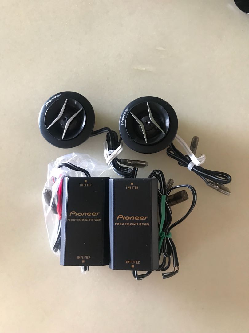 Pioneer tweeters with crossovers, Car Accessories, Accessories on Carousell