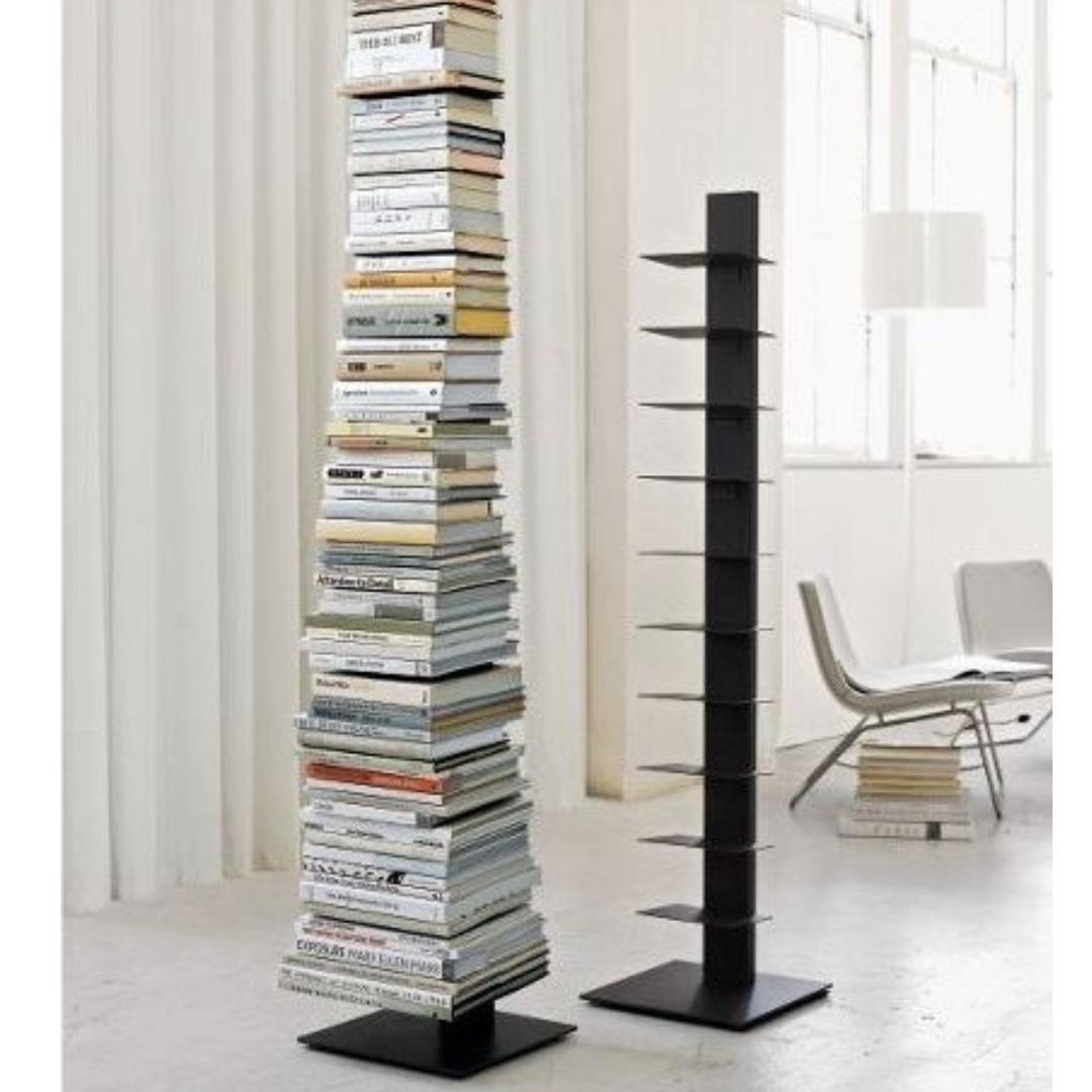 Sapiens Original Bookcase Sintesi Black Anthracite Furniture