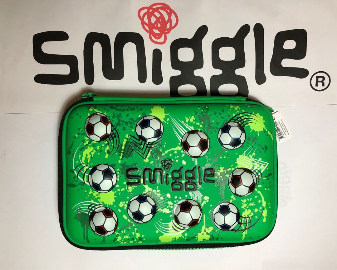 Football pencil on sale case smiggle