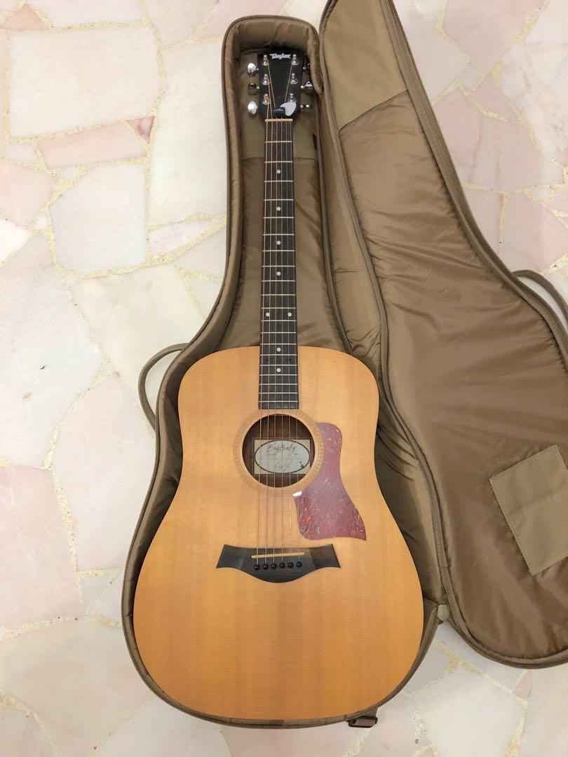 Taylor Big Baby Electric Acoustic Guitar - Taylor Big Baby Acoustic Guitar With Bag Music Media Music Instruments On Carousell