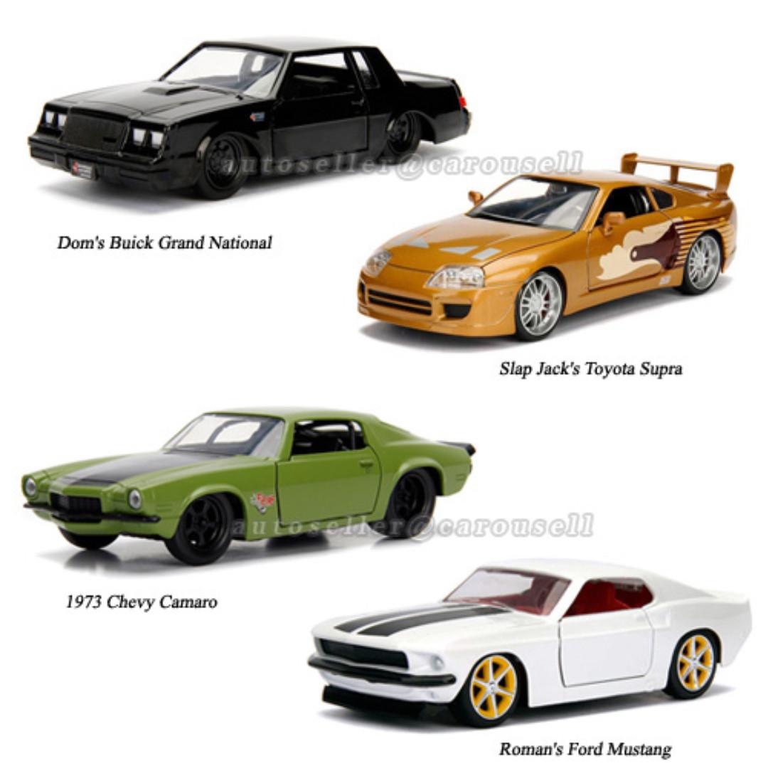 JADA 99521 Fast & Furious 1973 Chevrolet Camaro Verde 1/32 Diecast NUOVO