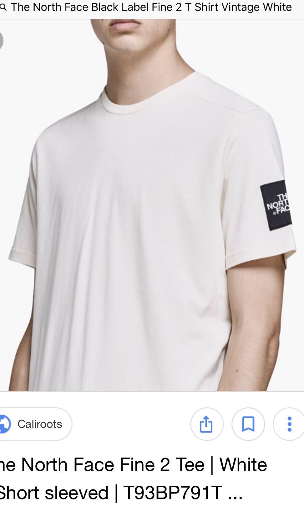 north face black label t shirt